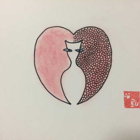 猫の絵【原画】