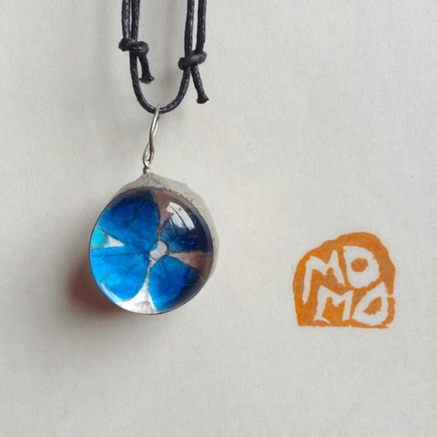 momo2012 ガラスネックレス　Drop small