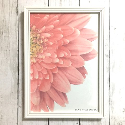 ポスター【ピンクフラワー】インテリア 花 デザイン アート ピンク フラワー 花柄 カフェ ナチュラル 北欧 海外