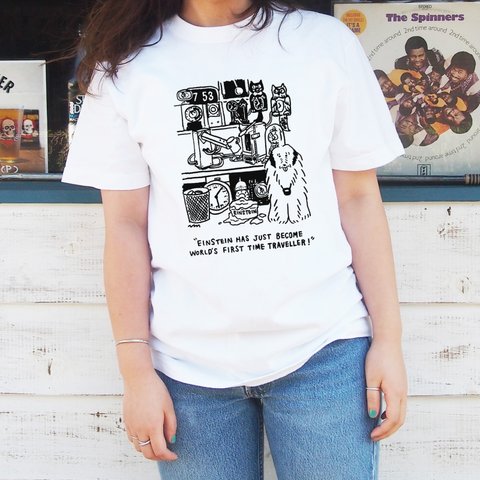 【受注生産】映画 バック・トゥ・ザ・フューチャー Tシャツ 犬