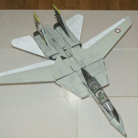 空飛ぶプラモデル　ビッグスケールグライダー　F-14トムキャット　1/28スケール模型飛行機　スチレンクラフト組立キット