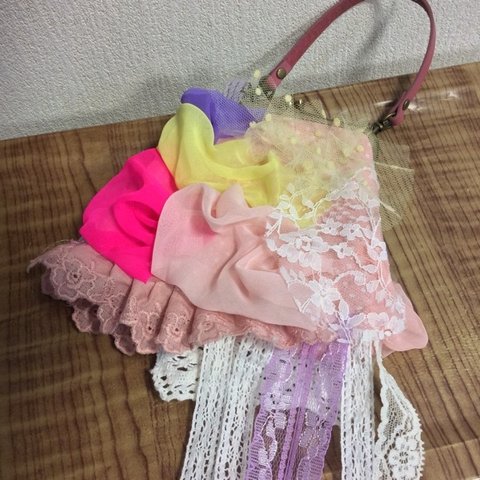 オンナノコ全開♡がまぐちバッグ