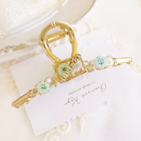 ᴺᴱᵂ♡elegant バンスクリップ light green