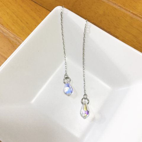 ☆キラキラ、朝露ピアス2