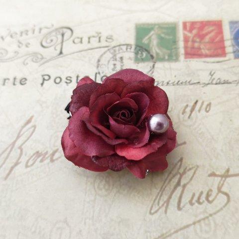 rose clip （red）