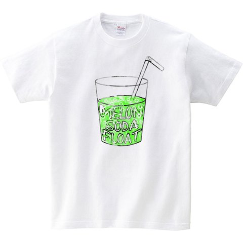 [キッズTシャツ] melon soda float