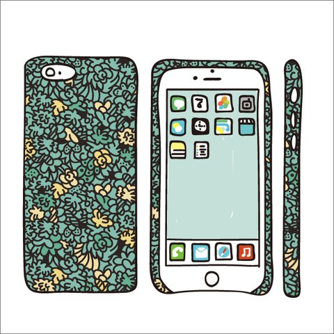 シュール iPhone 6 ケース ｜ iPhone 6 case（ver. Rabbits）