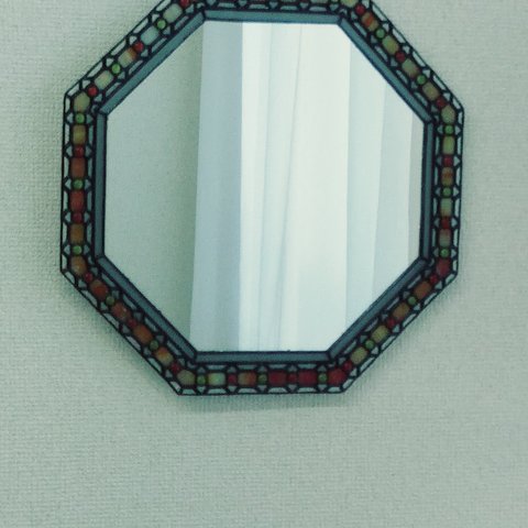 八角鏡(ステンドグラス)