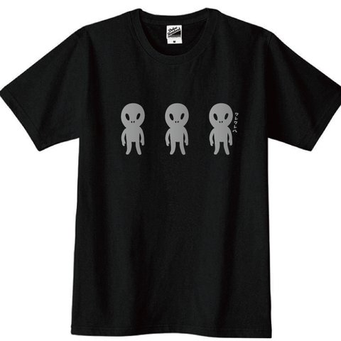 【送料無料】あの宇宙人グレイが登場！ワレワレハＴシャツ全3色 宇宙Ｔシャツ UFO 