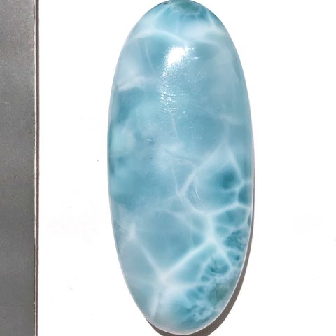 ラリマー[528] 58x25mm 159Cts  ルース ／天然石 ／ カボション