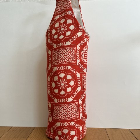 帯織ワインバック_小紋(Obi-Ori Wine Bag_Komon)