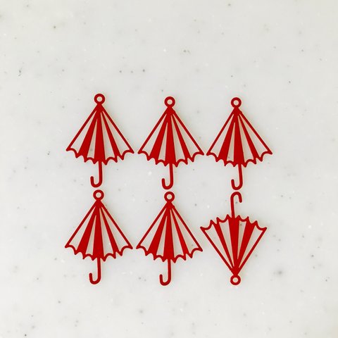 Red Umbrella Pendant Tops