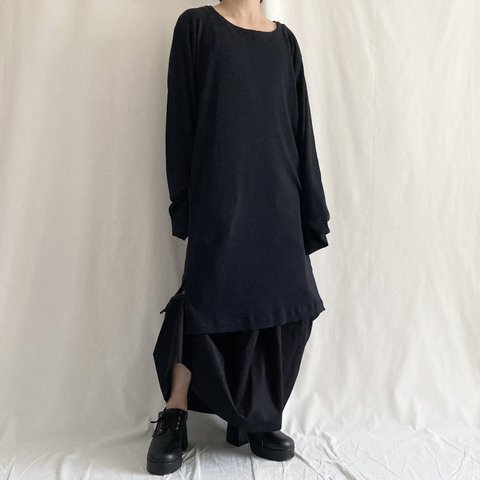 Rib knit robe