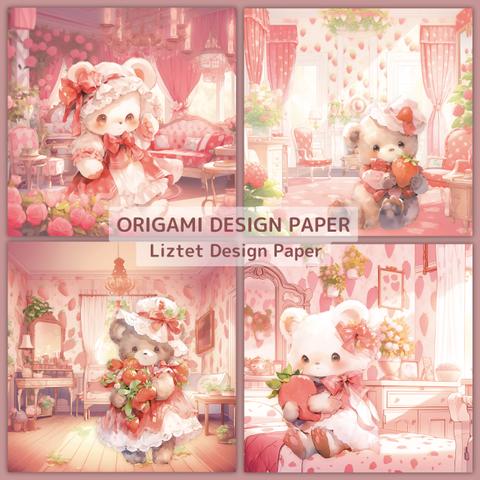 【新作】Origamiデザインペーパー / #5 LizBear / コンプリートセット