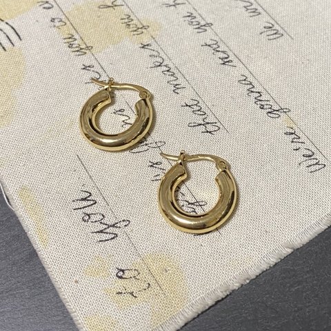 1セット✦シンプルフープピアス