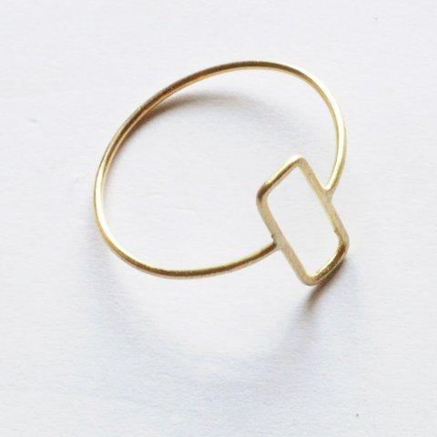 rectangle thin ring  k１８