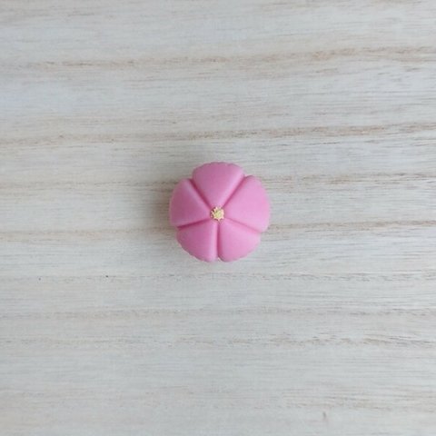 和菓子職人が作る！上生菓子 帯留め『撫子  なでしこ』 フェイクスイーツ