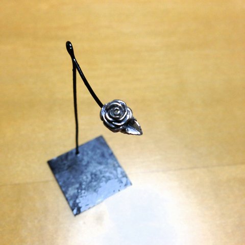 rose pierce silver 片葉