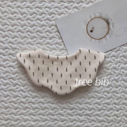 new◯259 tree  輸入生地 ハンドメイド もくもくスタイ 生成り