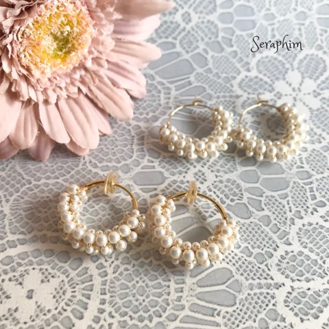 lace イヤリング／ピアス