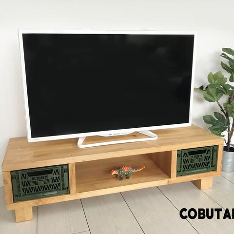 シンプル木製テレビ台