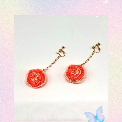 Flower earrings