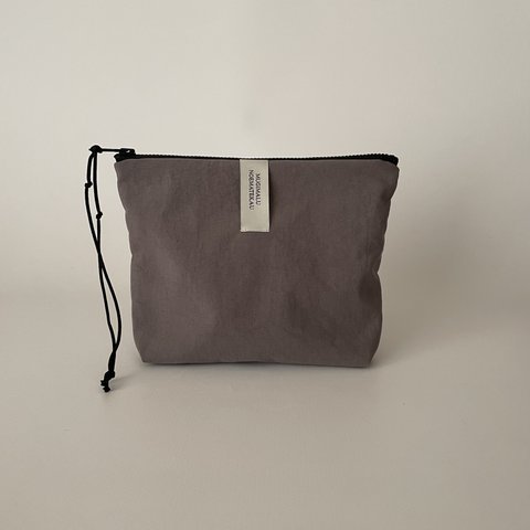 poitto20 マチ5 天然色素染NYLON POUCH..LogWood..