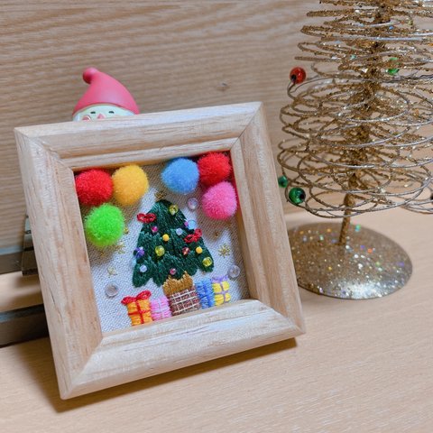 クリスマスフレーム🎄7.5×7.5cm