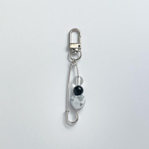 key ring heart beads / キーリング ハート ビーズ