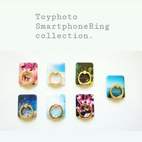 【選べる14種】★Toyphoto SmartphoneRing collection. -□type- 