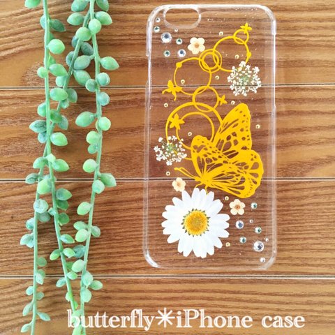 butterfly✳︎iPhone6 ケース