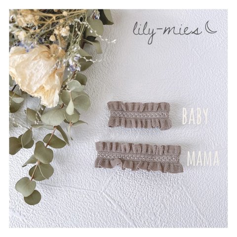 ♥再販♥baby & mama ヘアクリップセット