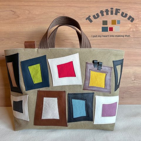 tuttifun＊irodori sikaku bag  ♯01