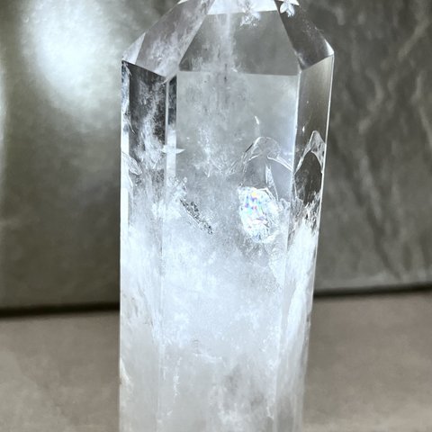 エンジェルブレッシング✨　レインボー　ポイント  水晶　クリスタル　原石　磨き