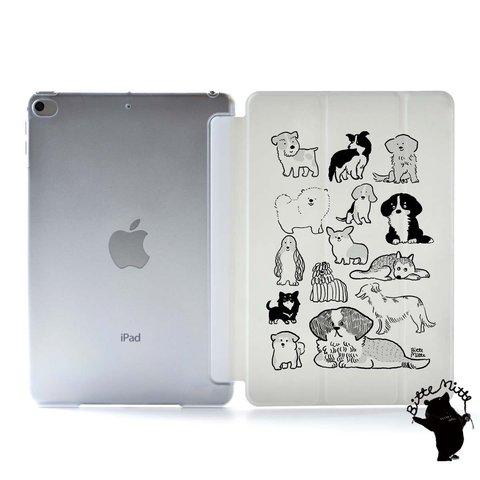 犬の iPad pro iPad air iPad mini ケース かわいい 【うれしい気配】