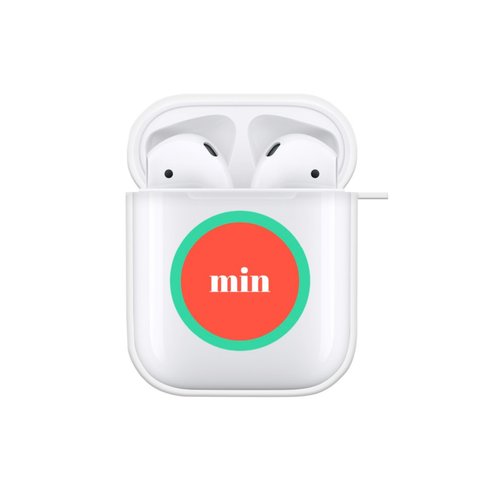 ✦min✦airpods.airpods proケース　シリコン　かわいい　イラスト　くま　minofficial シンプル スマホ