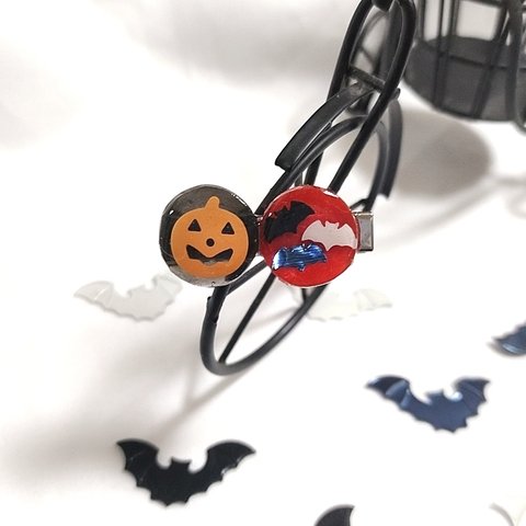 ハロウィン🎃ミニミニヘアクリップ ⑤