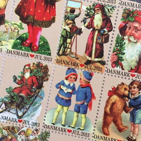 x‘mas sealのartmuseum　Denmark　stamp 