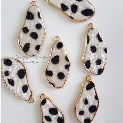 import charm   dalmatian 4pcs(【Ch-150wh】