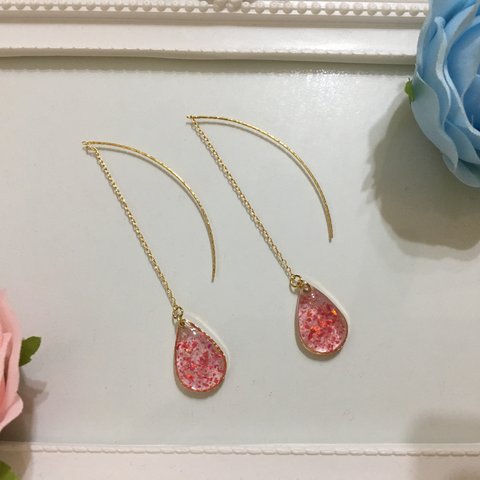 ♡再販♡京都オパールのしずくアメリカンピアス