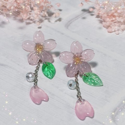 さくらピアス🌸(イヤリング)