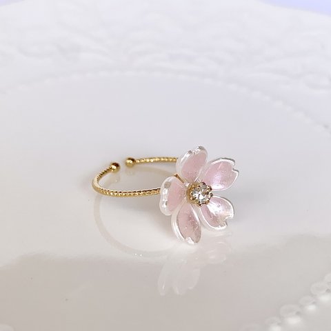 桜の指輪　Minette☆ RING087