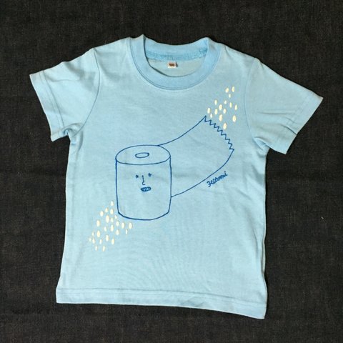 ペーパーくんTシャツ　キッズ100センチ