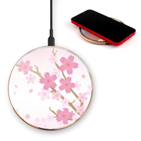 桜78 Qi対応ワイヤレス充電器