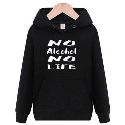 NoAlcoholNoLife　パーカー　おもしろtシャツ　tシャツ　パロディ　メンズ　レディース　おもしろ　面白いtシャツ　プレゼント　おもしろパーカー　スウェット　トレーナー　大きいサイズ　グッズ