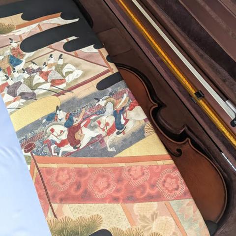 御家人 /silk violin blanket/長方形 バイオリンケース中敷きマット