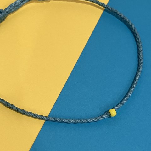 Friendship Bracelet/Anklet – Turquoise x Lemon