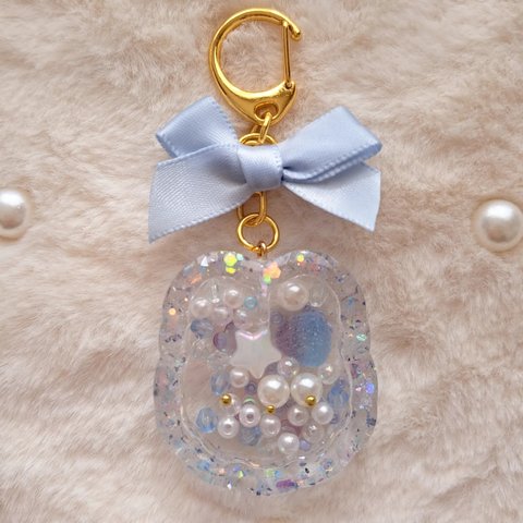 ジュエルうさぎ💎  シャカシャカキーホルダー  