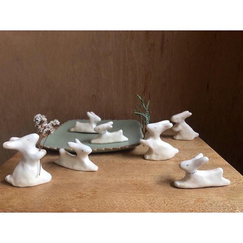 【  pottery  rabbit   】