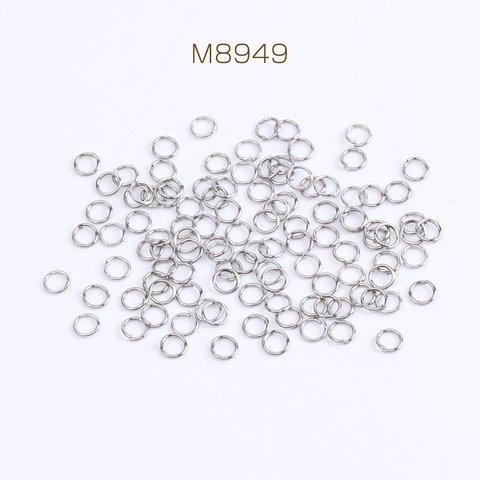 M8949 15g ステンレス製 丸カン 0.4×3mm 3X（5g(約550ヶ)）